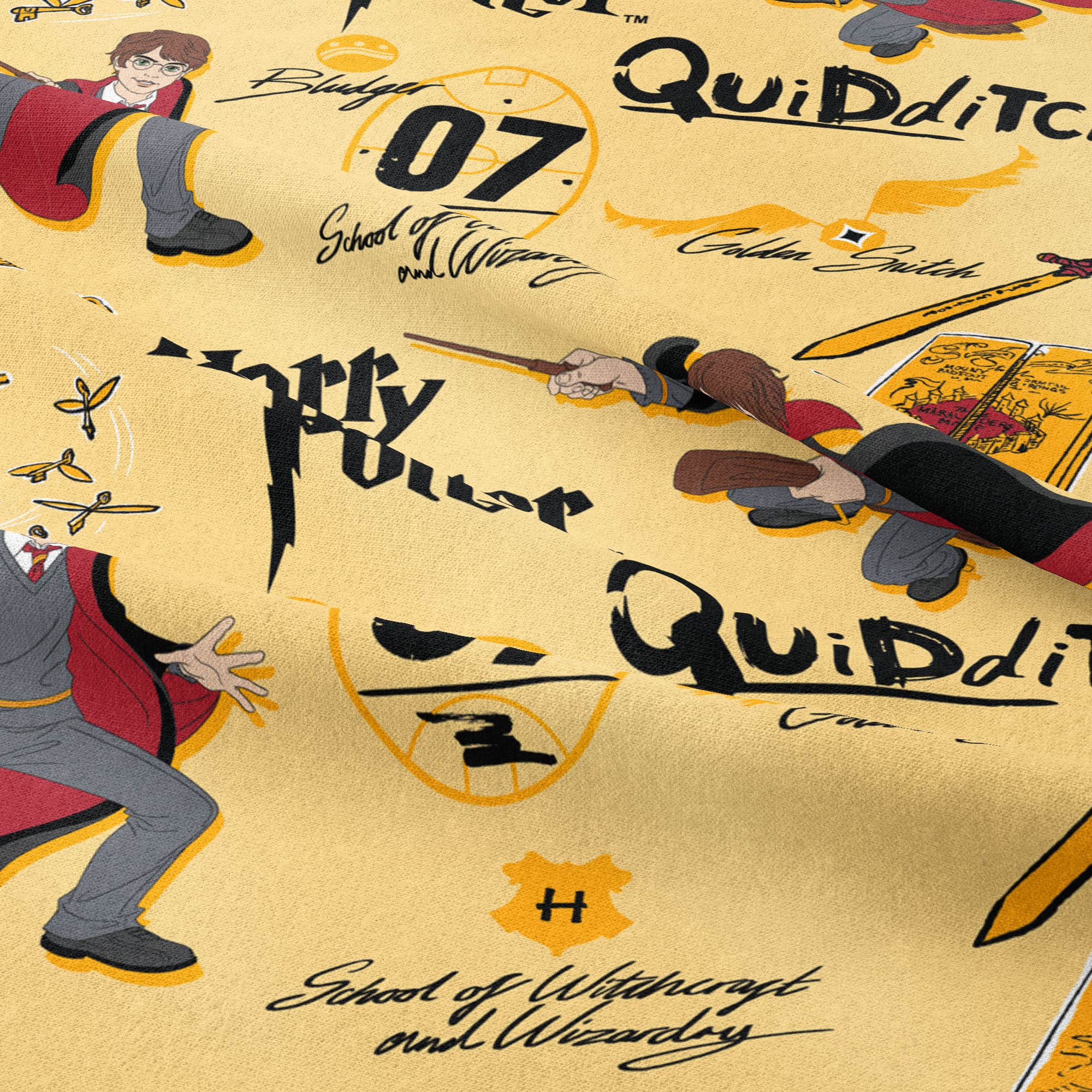 Camelot® Fabrics Harry Potter™ Quidditch™ Toss Cotton Fabric